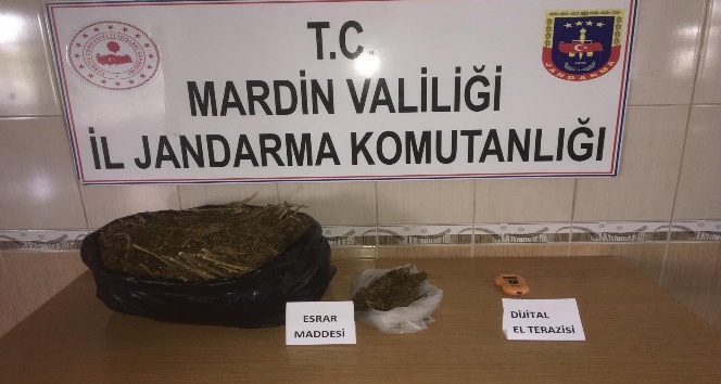 Mardin’de 5 kilo esrar ele geçirildi