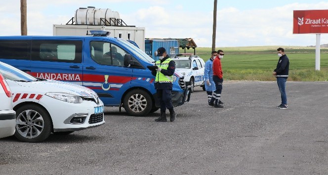 Aksaray’da sınırlandırma kapsamında kara yolları denetim altında