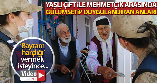 65 yıllık evli çiftin, Mehmetçikle ‘Bayram Harçlığı’ diyaloğu gülümsetti