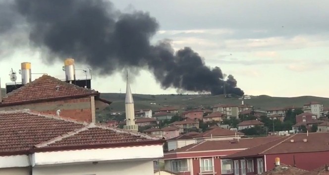 Kırıkkale’de çöplükte çıkan yangın korkuttu