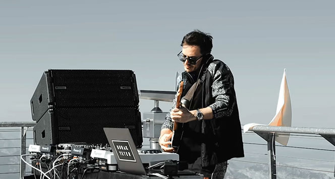 Evde kalanlar için 2 bin 365 metrede konser