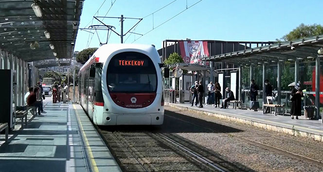 Korona günlerinde tramvay yolcu sayıları yüzde 87 azaldı