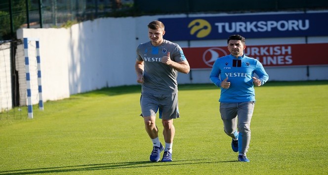 Trabzonspor günü çift antrenmanla tamamladı