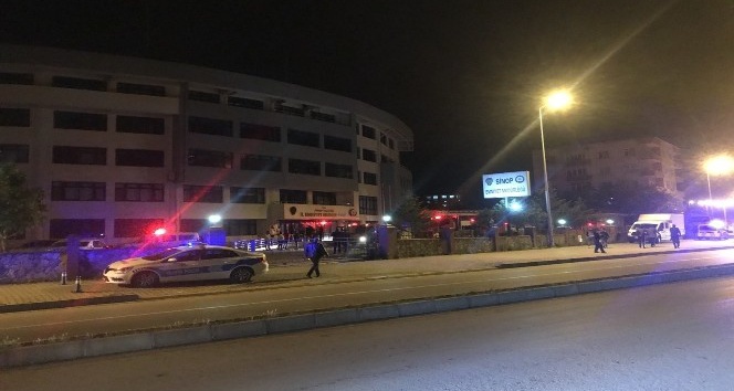 Sinop İl Emniyet Müdürlüğü binasında yangın