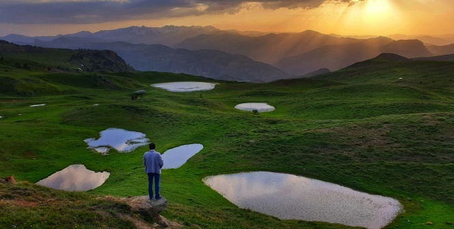İmparatorlukların sessiz tanığı Dipsiz Göl’de bahar güzelliği
