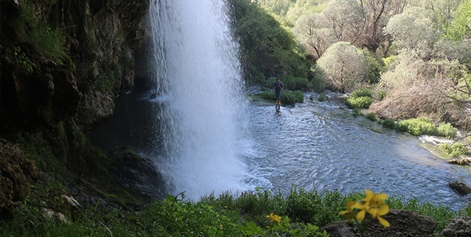 Bozkırın ortasındaki saklı Cennet ‘Yıldız Şelalesi’