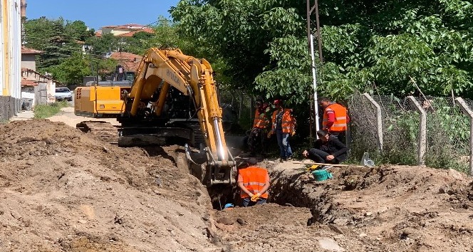Keskin’de alt yapı çalışmaları