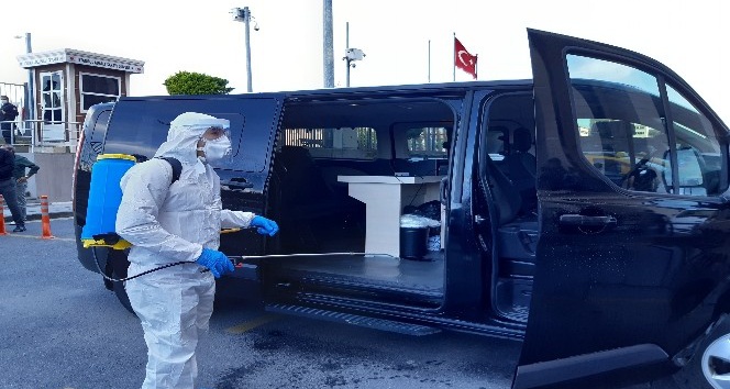 İstanbul Adalet Sarayı’ndaki korona virüs önlemleri görüntülendi