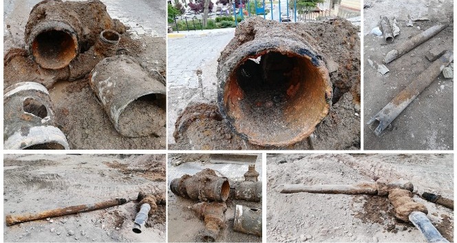 Nevşehir’de içme suyu boruları şok etti