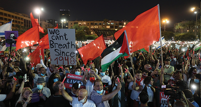 İsrailliler &#039;ilhak&#039; planını protesto etti