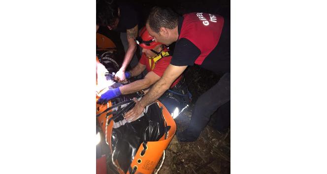 Yüksekten dereye düşen kişi yaşamını kaybetti