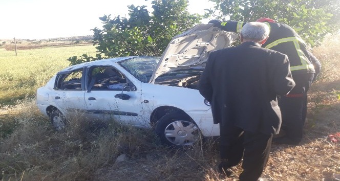Mardin’de kontrolden çıkan araç şarampole yuvarlandı: 5 yaralı
