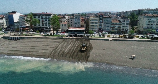 Karadeniz sahilleri sezona hazırlanıyor