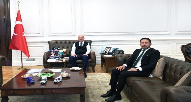 Nevşehir Belediye Başkanı Arı, İçişleri Bakanı Soylu’yu ziyaret etti
