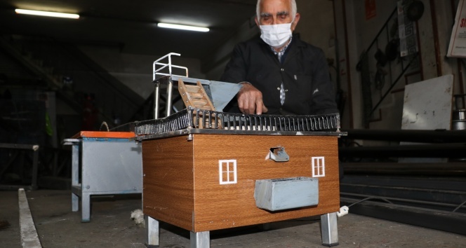 86’lık Nazım Usta, 67 yıldır kendi ürettiği yerli ve milli makineleri kullanıyor