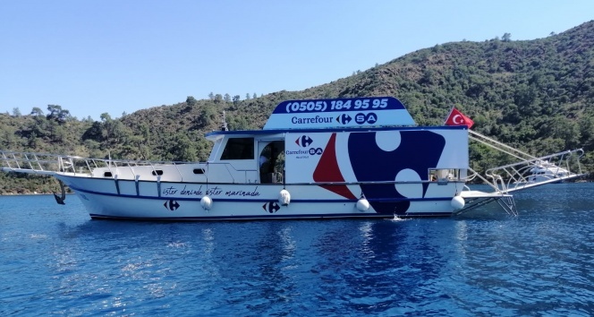 CarrefourSA  Mavi, “Tekneye ne lazımsa” diyerek denize açıldı