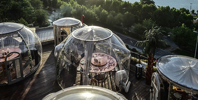 İstanbul’da virüs güvenlikli restoran