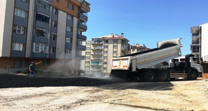 Sinop Belediyesinden asfalt çalışmaları