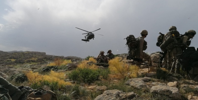 Siirt’te 5 teröristin etkisiz hale getirildiği operasyonun görüntüleri paylaşıldı