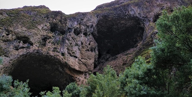 Tarih öncesi mağaralar havadan görüntülendi