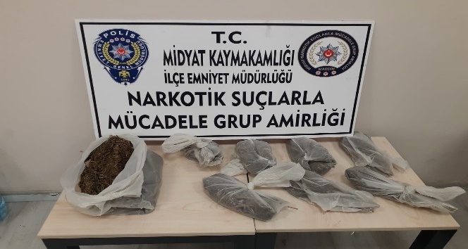 Midyat’ta narkotik ekiplerinden operasyon