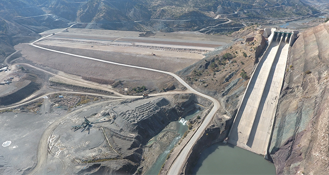 Adıyaman Çetintepe Barajı’nda çalışmalar devam ediyor