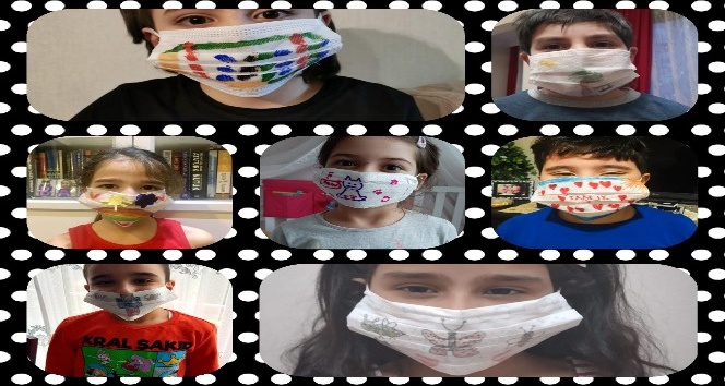 Tasarladıkları maskelerle uyardılar