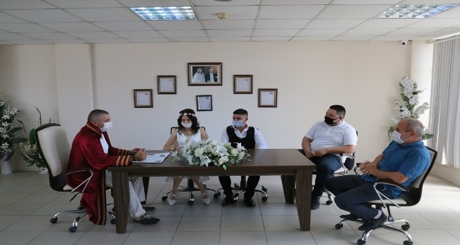 Edremit Belediyesi’nde nikah merasimi önlemleri