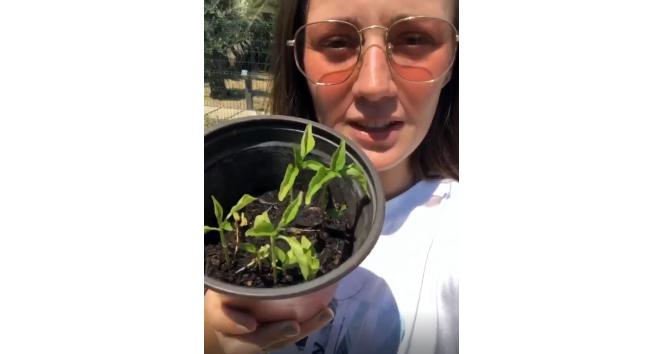 Gizem Karaca’nın yerel ürün sevinci