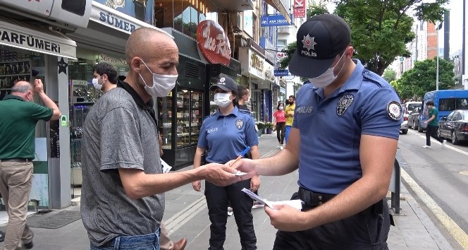 Kırıkkale’de ’maske’ denetimi yapıldı: 1 saatte sadece 2 kişiye ceza kesildi