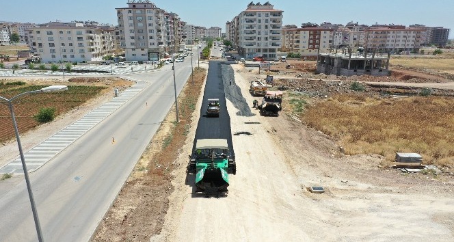 Asfalt çalışması sürüyor