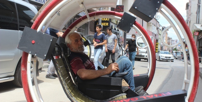 Cezaevinde öğrendiği bilgilerle kendine elektrikli araç yaptı