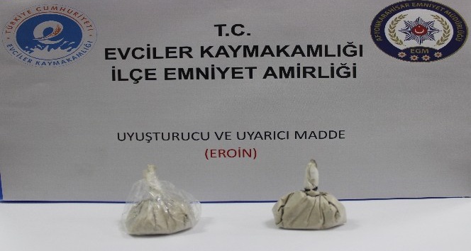 Evciler Emniyetinden uyuşturucuya geçit yok