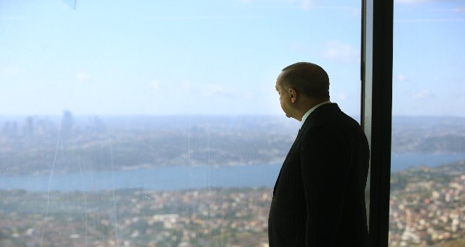 Cumhurbaşkanı Erdoğan Çamlıca Kulesi’ni inceledi