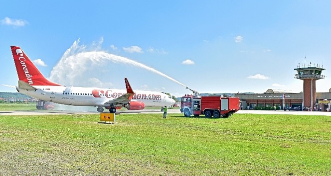 Corendon Airlines tarihinde ilk kez Zonguldak’a indi