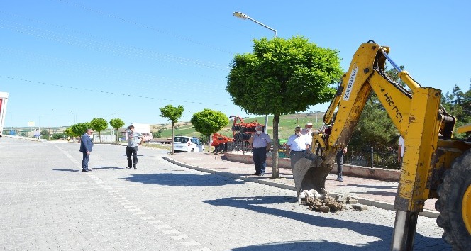 Havza’da asfalt çalışması başladı