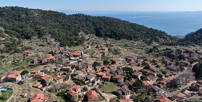 50 haneli köy 200 bin ziyaretçi ağırlıyor