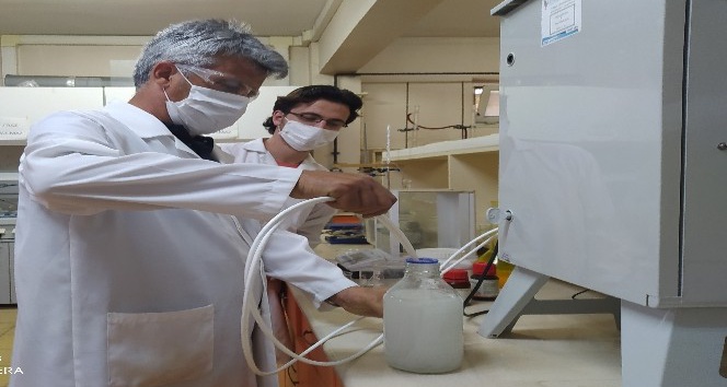 Yalova Üniversitesi doğal dezenfektan üretti