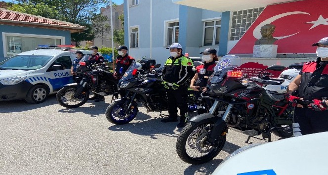 Afyonkarahisar polisine 4 yeni motosiklet