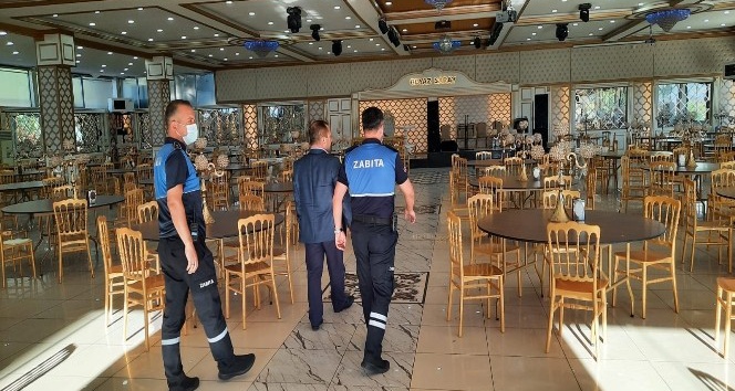 Kırıkkale’de düğün salonları denetlendi