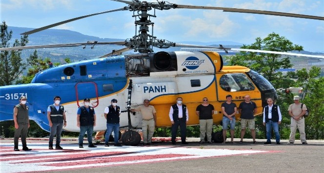 Rus yapımı yangın söndürme helikopteri göreve hazır