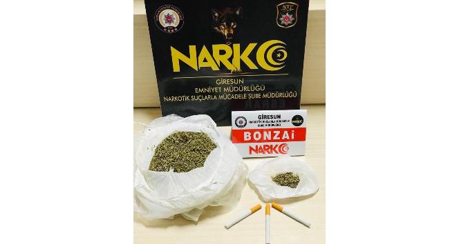 Giresun’da uyuşturucu operasyonunda 1 kişi tutuklandı