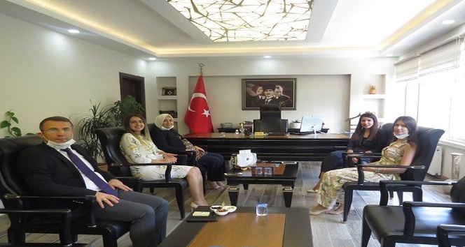 Tayini çıkan Hakimlerden Kaymakam Çimşit’e veda ziyareti