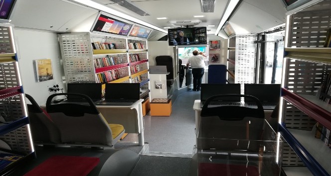 Amasya’da Gezici Kütüphane ile bilgi vatandaşın ayağına gidecek