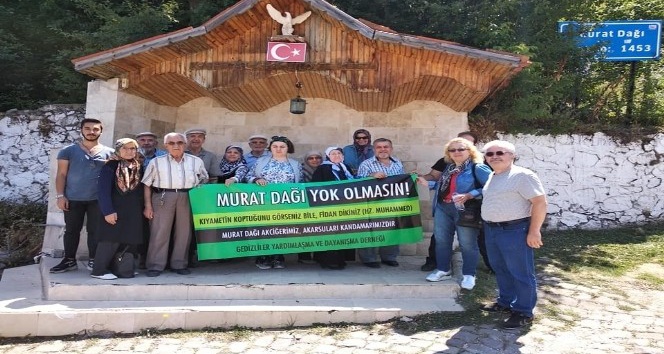 Dernek Başkanı Mustafa Er: “Gediz Murat Dağı artık özgür”