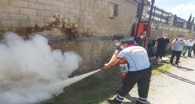 Safranbolu Belediyesinden yangın eğitimi