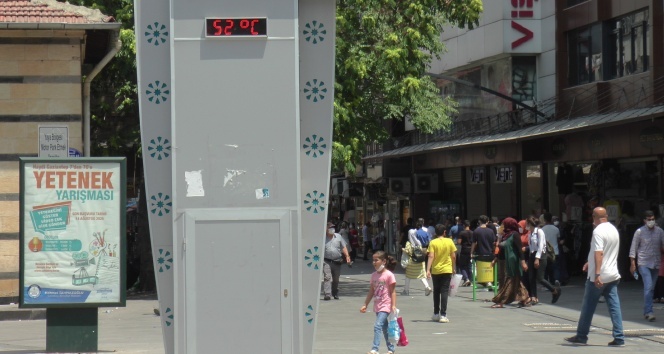 Gaziantep&#039;te termometreler 52 dereceyi gösterdi