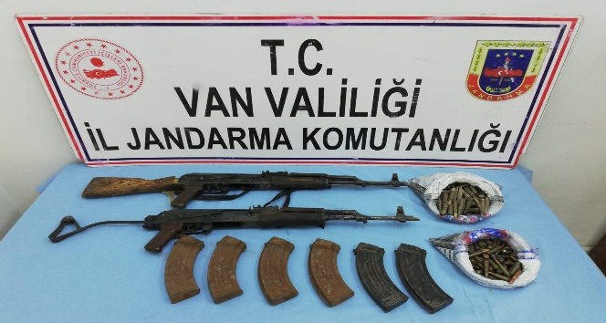 Van’da terör operasyonu, uzun namlulu silahlar ele geçirildi