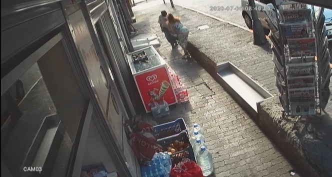 İstanbul’un göbeğinde kadına silahlı saldırı dehşeti kamerada