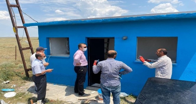 Altıntaş’ta 3 köyde su deposu onarımı